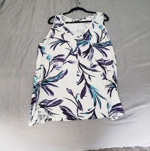 V-neck swing tank top